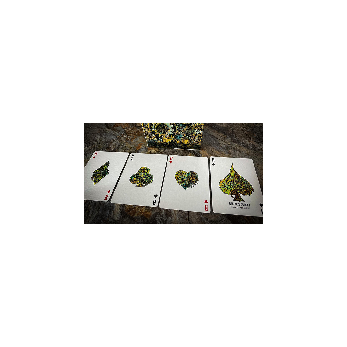 Mortalis Machina Cobalt Standard Edition Playing Cards