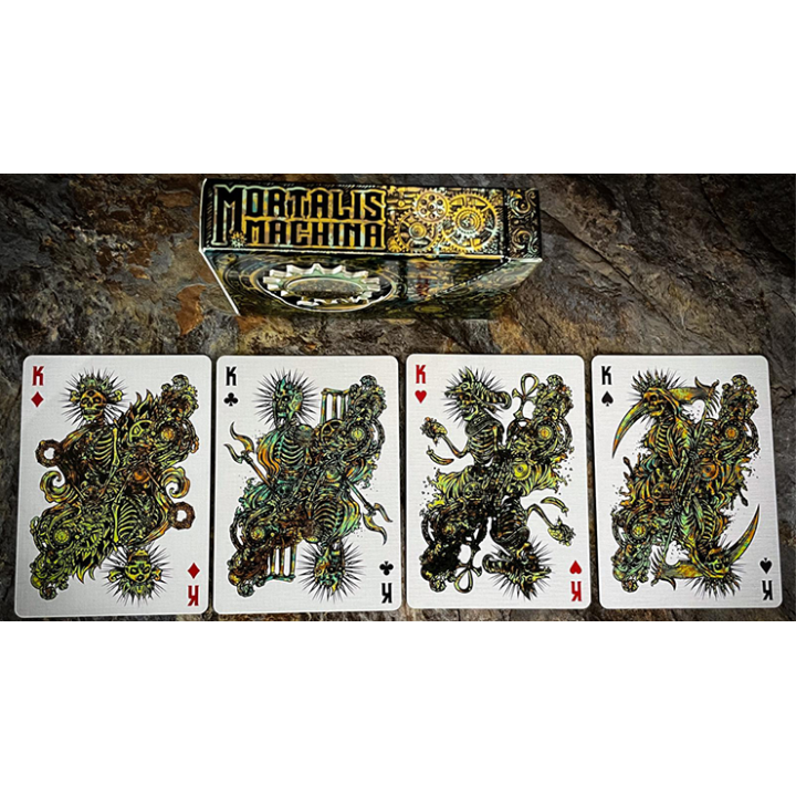 Mortalis Machina Cobalt Standard Edition Playing Cards