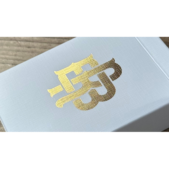 Gold Foil Monogram Playing Cards