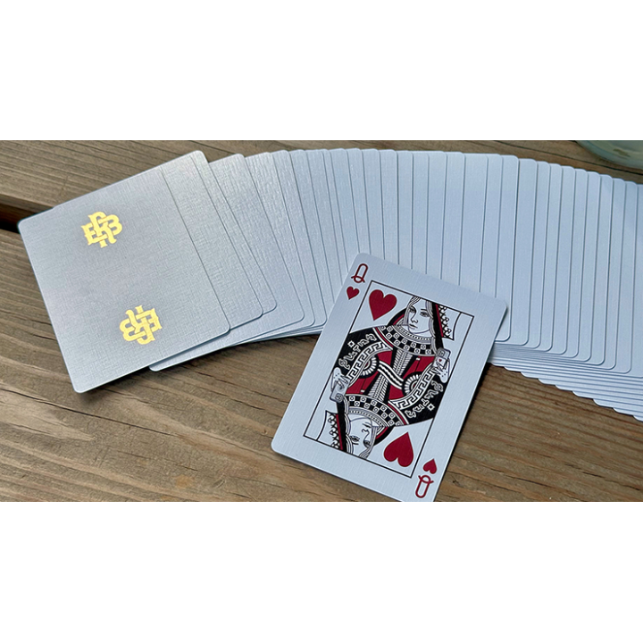 Gold Foil Monogram Playing Cards