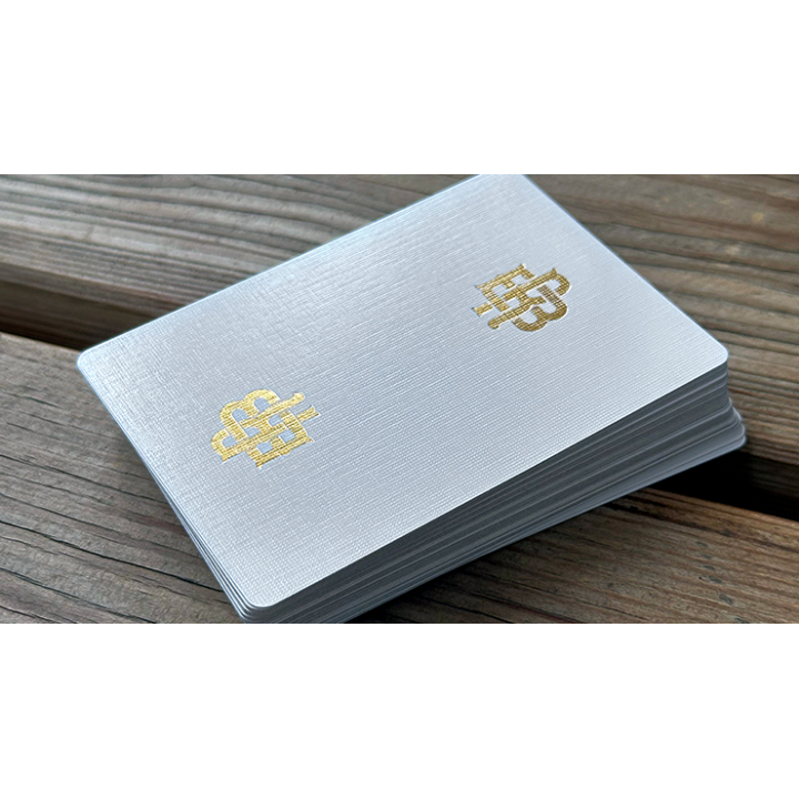 Gold Foil Monogram Playing Cards