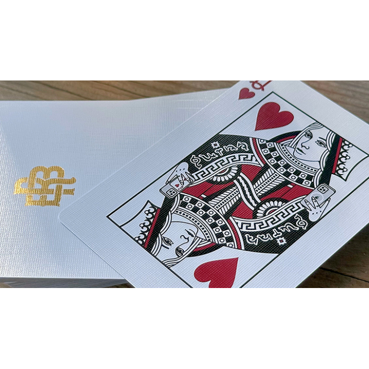 Gold Foil Monogram Playing Cards
