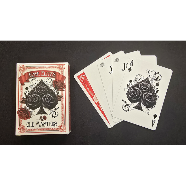 Rose Elites - Old Masters (Red) Marked Deck Playing Cards
