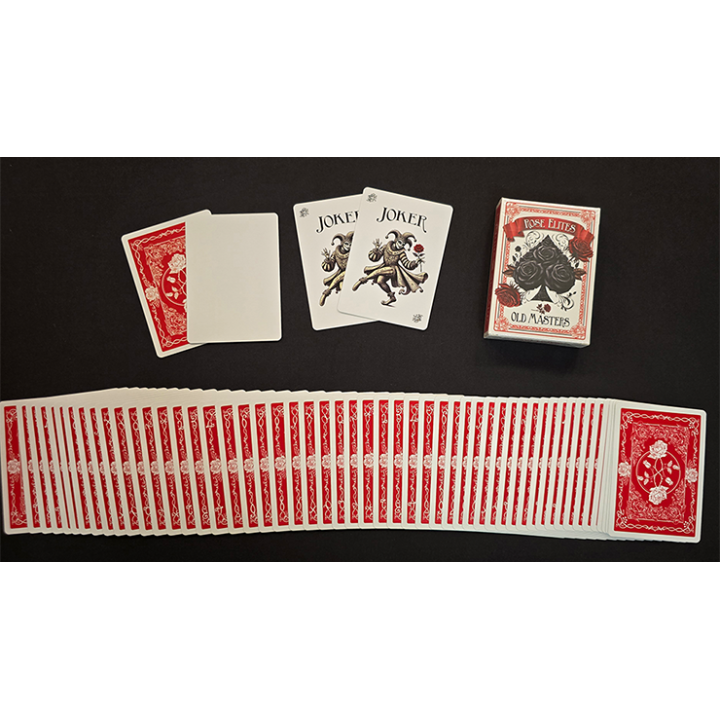 Rose Elites - Old Masters (Red) Marked Deck Playing Cards