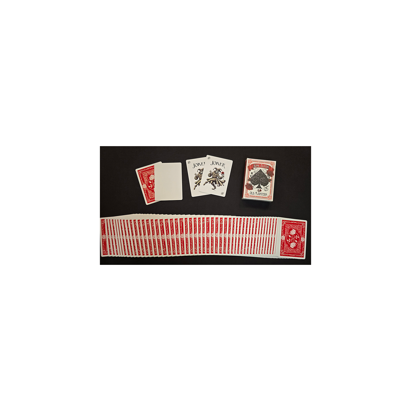 Rose Elites - Old Masters (Red) Marked Deck Playing Cards