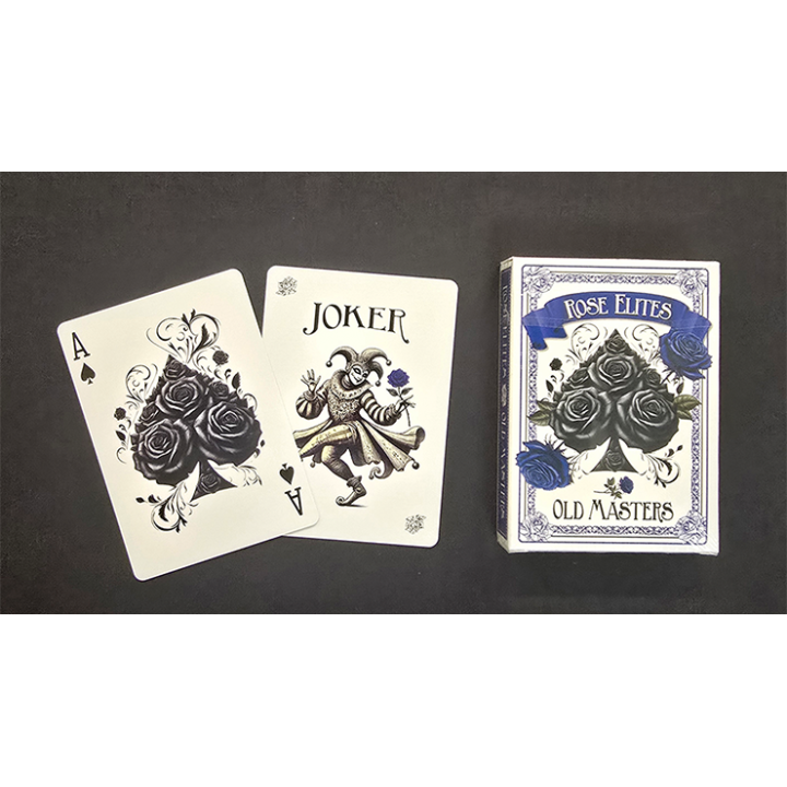 Rose Elites - Old Masters (Blue) Marked Deck Playing Cards