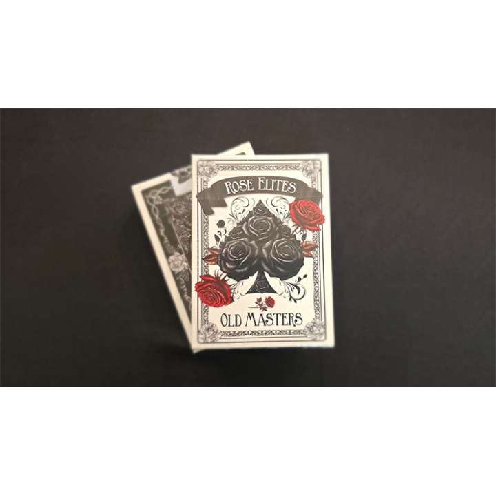Rose Elites - Old Masters (Black) Marked Deck Playing Cards