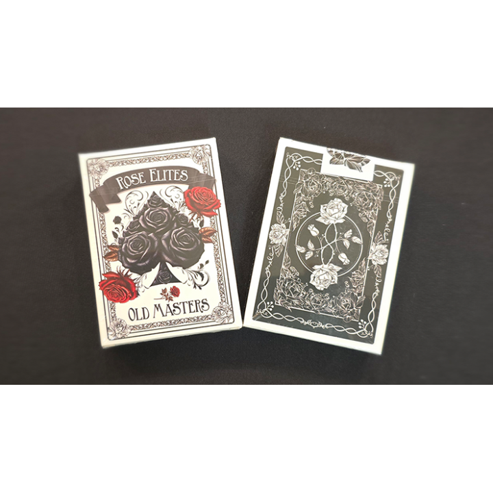 Rose Elites - Old Masters (Black) Marked Deck Playing Cards