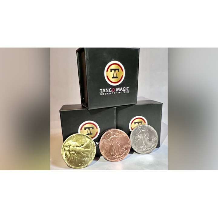 Follow the Silver Walking Liberty (Gimmicks and Online Instructions) by Tango
