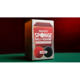 Magic Color Changing Sponge Ball to Square JUMBO 2.5" by Murphy's Magic