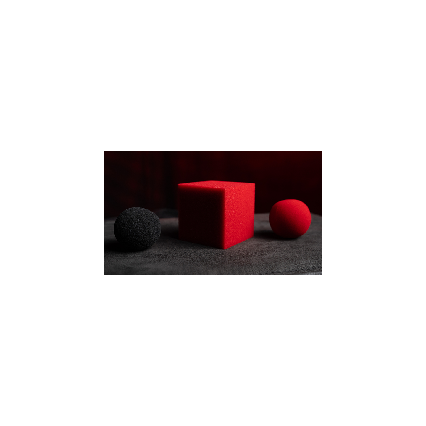 Magic Color Changing Sponge Ball to Square JUMBO 2.5" by Murphy's Magic