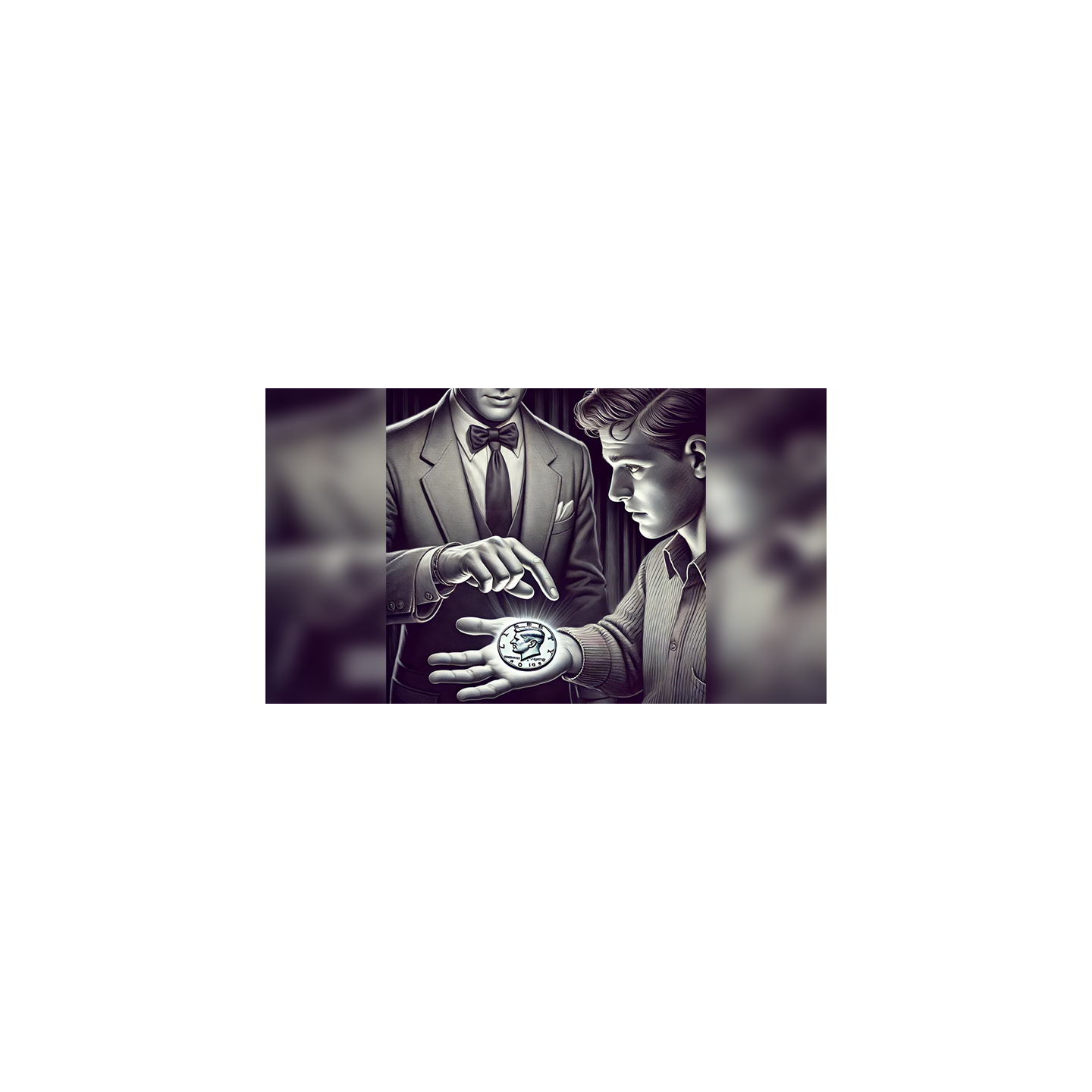 Open That Hand (Half Dollar) by Appmazing and Tango Magic(D0210)