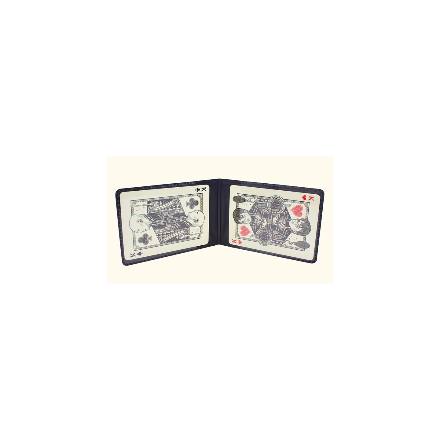 Horizontal Holder Deluxe (2 transparent pockets)