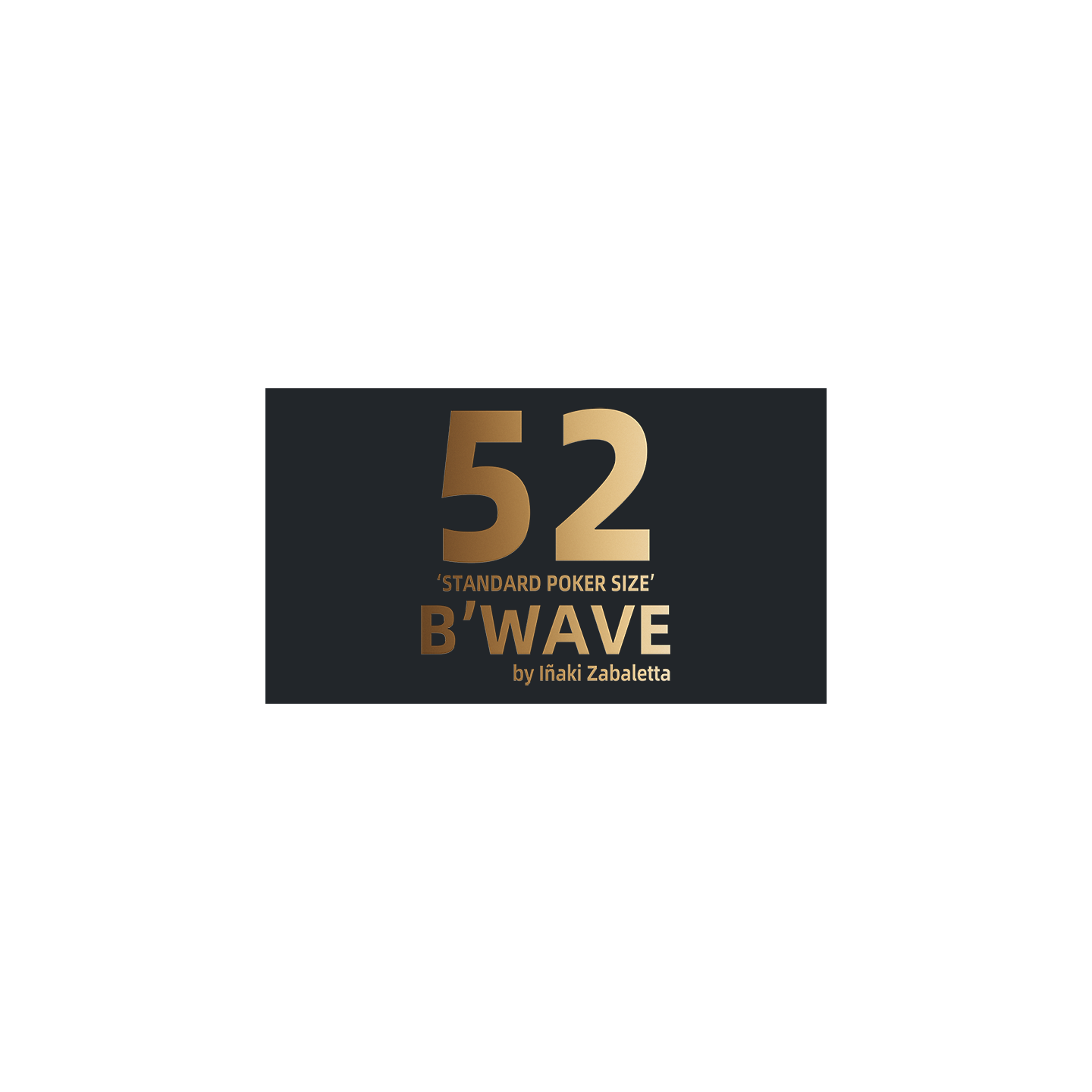 52 B'Wave (Poker Size) by Iñaki Zabaletta