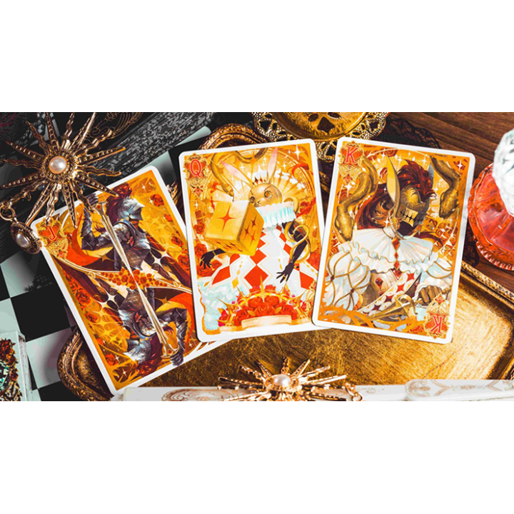 Silence V3 (White) Playing Cards by KING STAR
