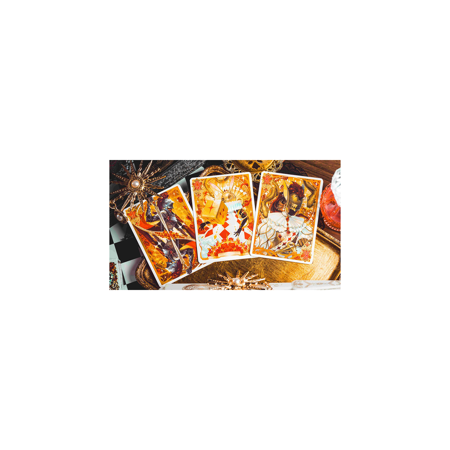 Silence V3 (White) Playing Cards by KING STAR