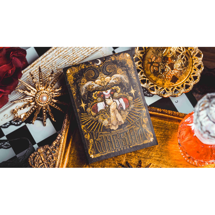 Silence V3 (Black) Playing Cards by KING STAR