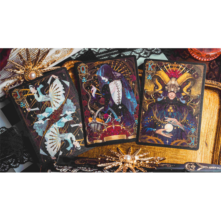 Silence V3 (Black) Playing Cards by KING STAR