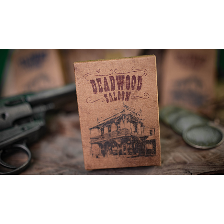 Deadwood Marked (Red) Playing Cards by Matthew Wright and Mark Bennett