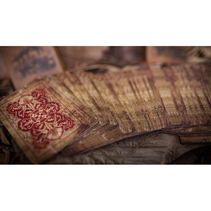 Deadwood Marked (Red) Playing Cards by Matthew Wright and Mark Bennett