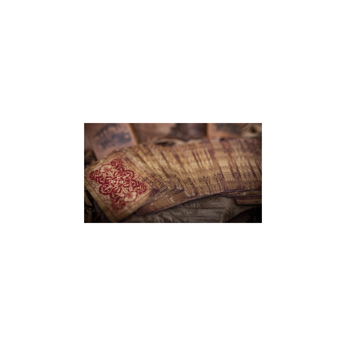 Deadwood Marked (Red) Playing Cards by Matthew Wright and Mark Bennett