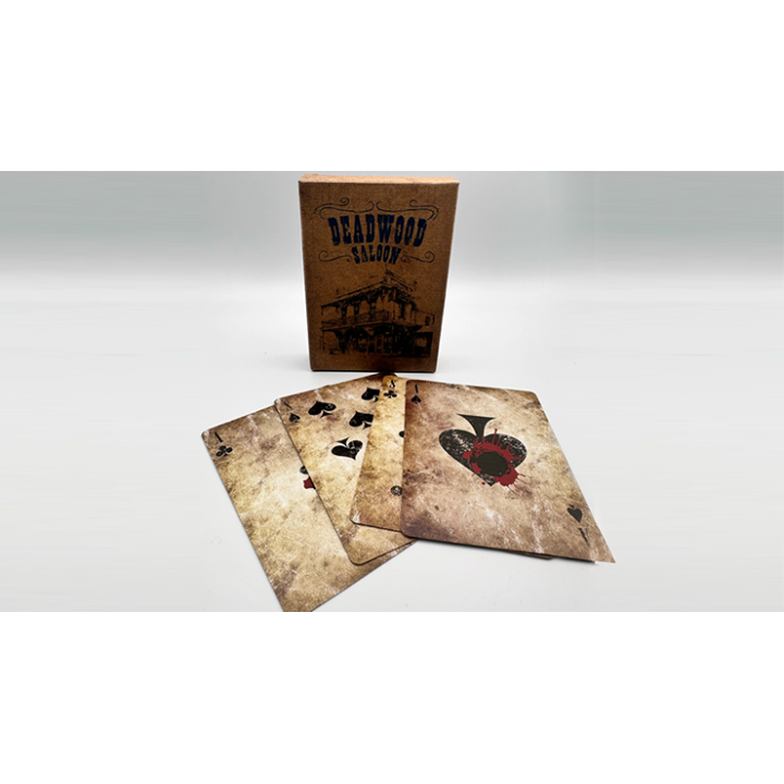 Deadwood Marked (Blue) Playing Cards by Matthew Wright and Mark Bennett