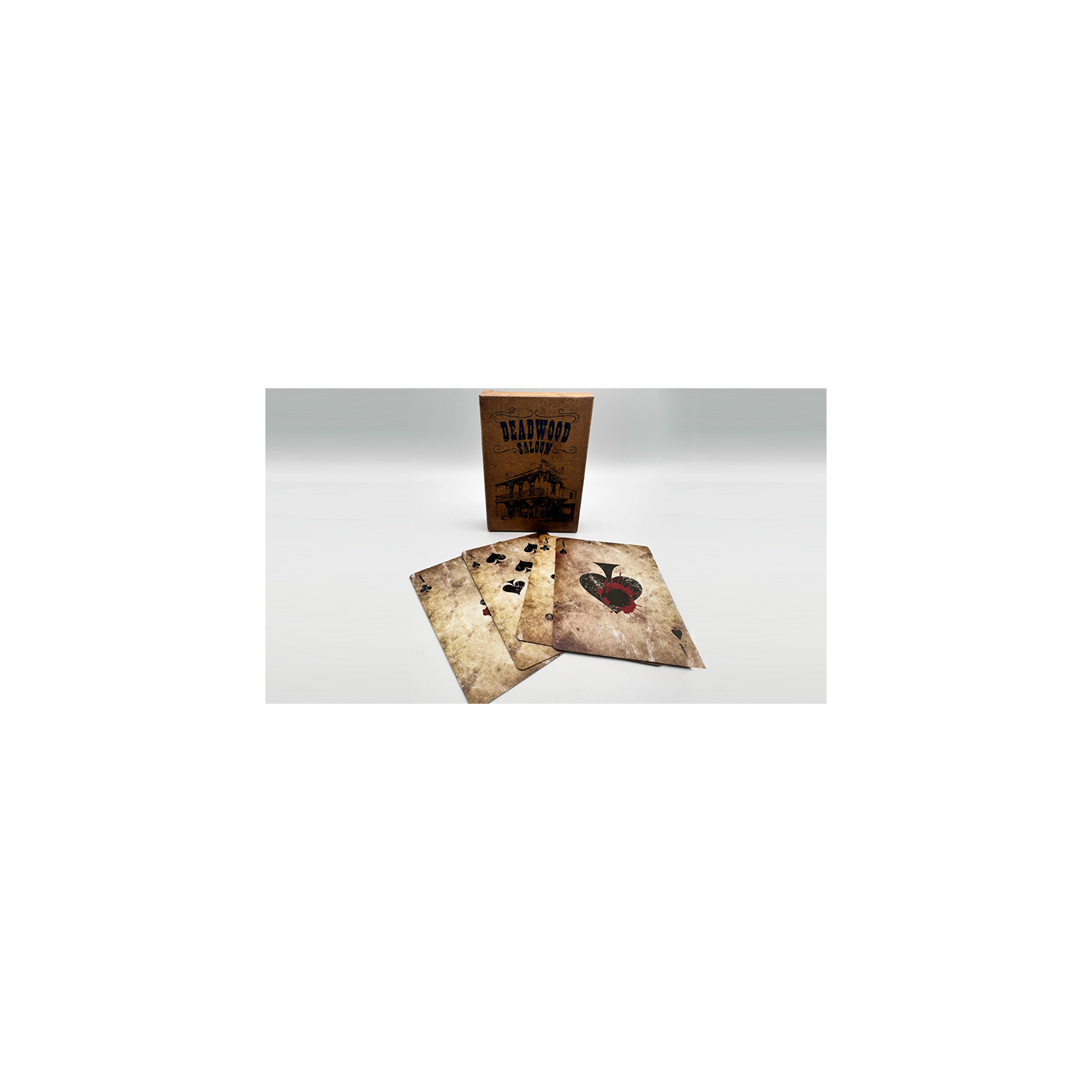 Deadwood Marked (Blue) Playing Cards by Matthew Wright and Mark Bennett