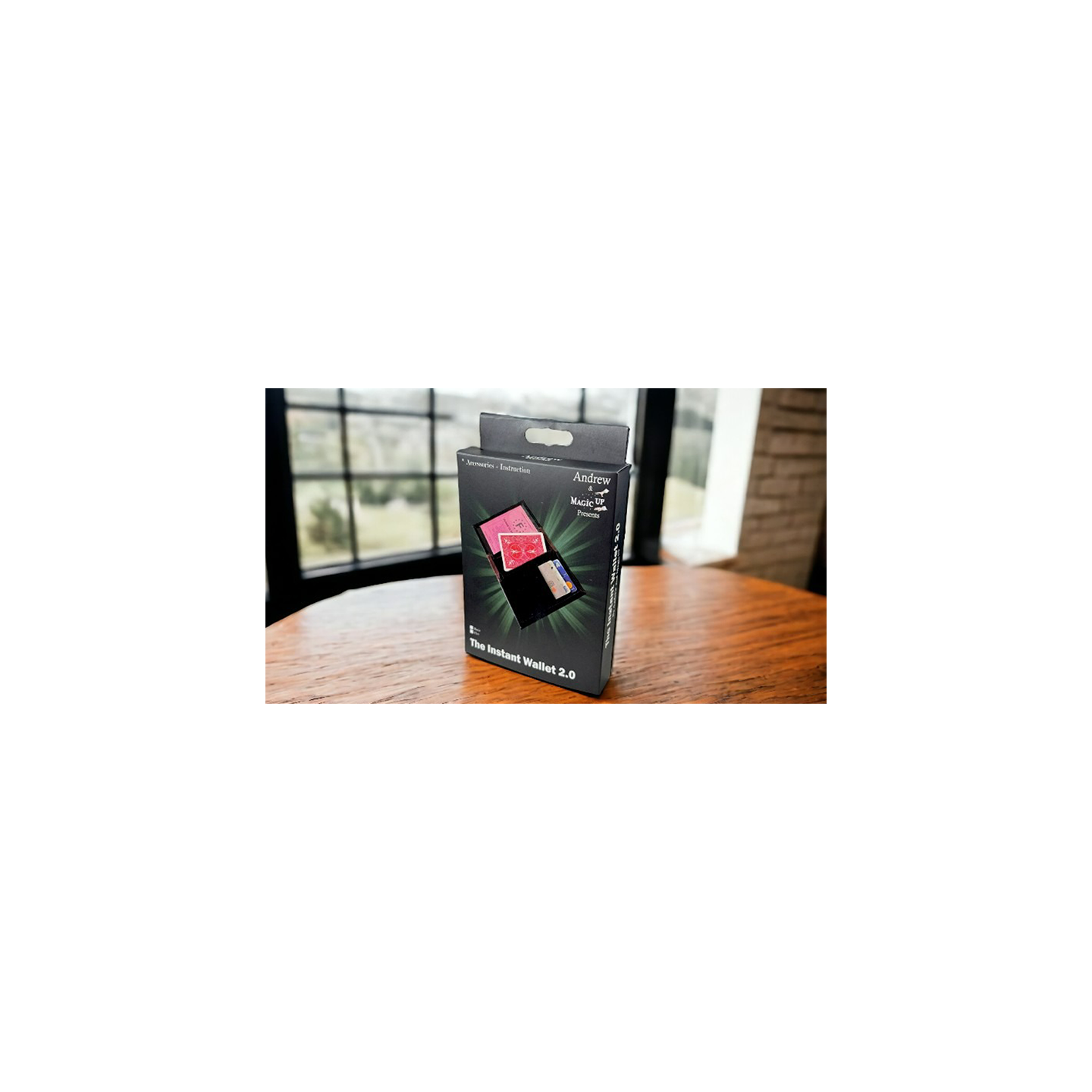 INSTANT WALLET 2.0 (Red) by Andrew and Magic UP