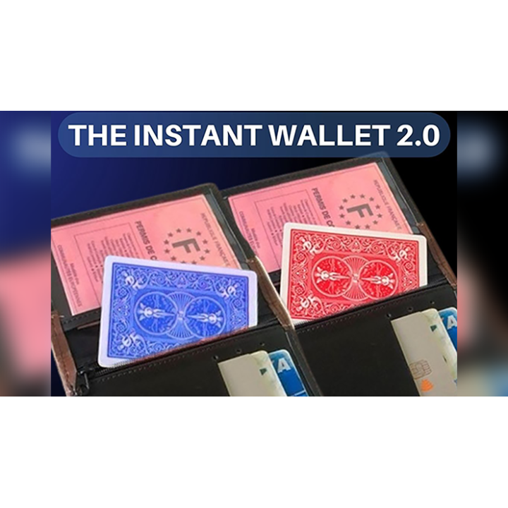 INSTANT WALLET 2.0 (Red) by Andrew and Magic UP