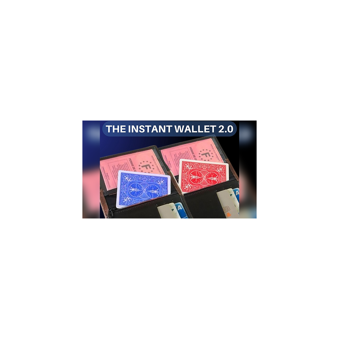 INSTANT WALLET 2.0 (Red) by Andrew and Magic UP