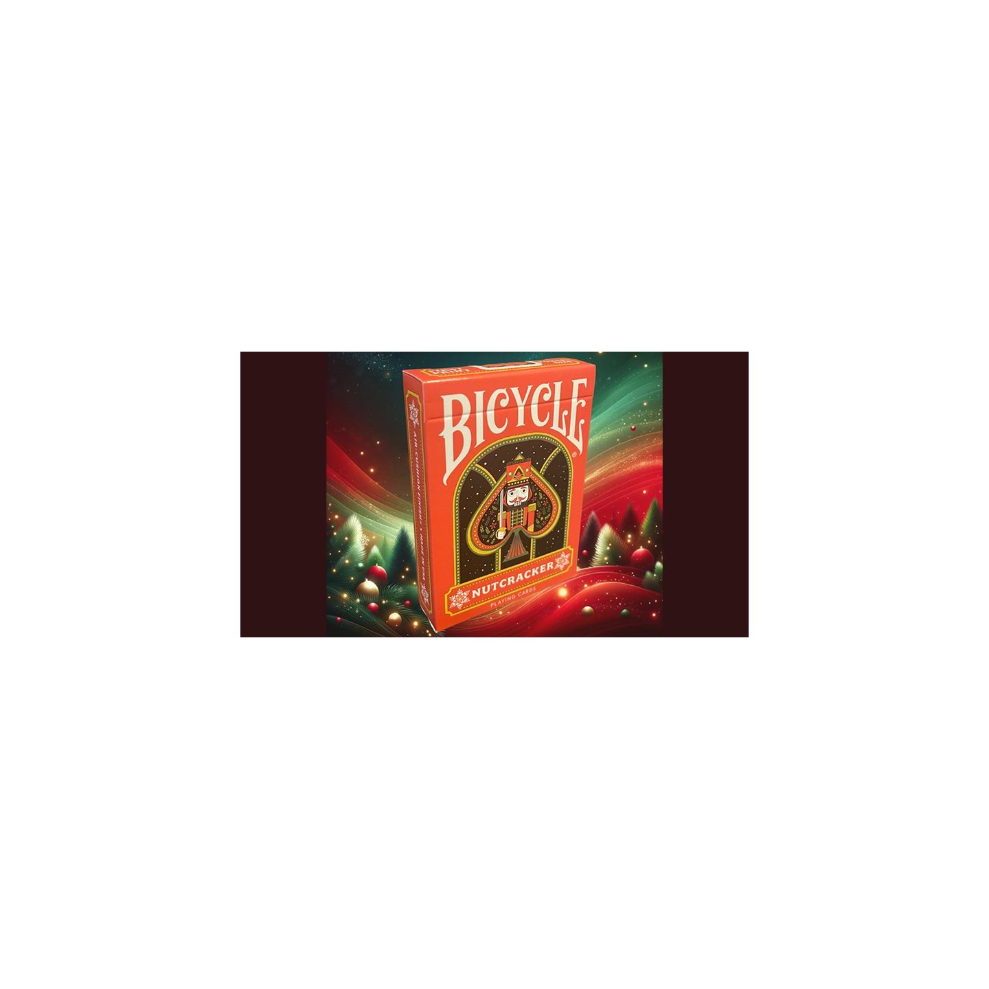 Bicycle Nutcracker (Red) Playing Cards