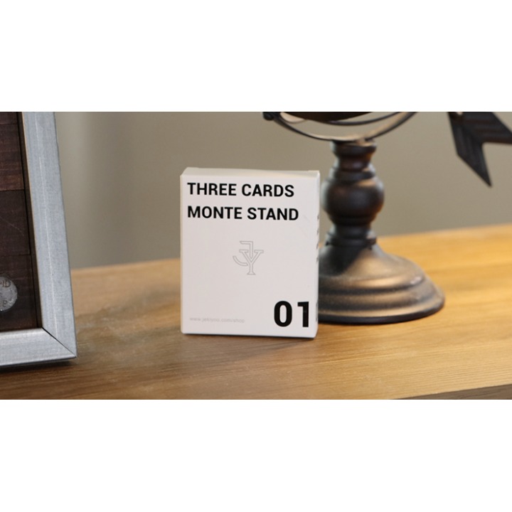Three Cards Monte Stand BLUE (Gimmicks and Online Instruction) by Jeki Yoo