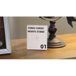 Three Cards Monte Stand RED (Gimmicks and Online Instruction) by Jeki Yoo