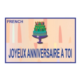 HAPPY BIRTHDAY TORN AND RESTORED (French) 25 PK. by Uday's Magic World