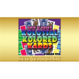 Obie O'Brien Kolossal Kolor Cards Parlor Size (Gimmicks and Online Instructions)