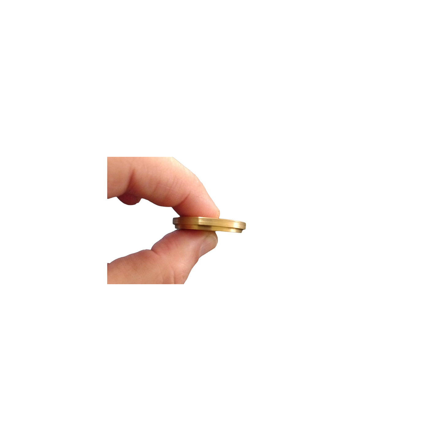 Marcel's Okito Box HALF DOLLAR SIZE (Gimmicks and Online Instructions) by Marcelo Manni