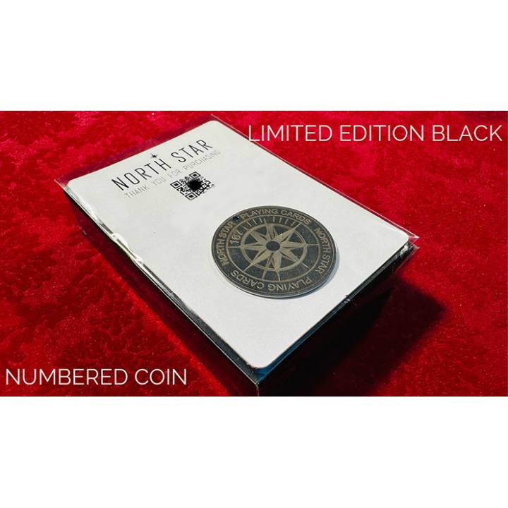 North Star Midnight Black Marked Deck by James Anthony