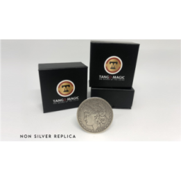 Replica Morgan Steel Coin (Gimmicks and Online Instructions RP011) by Tango Magic