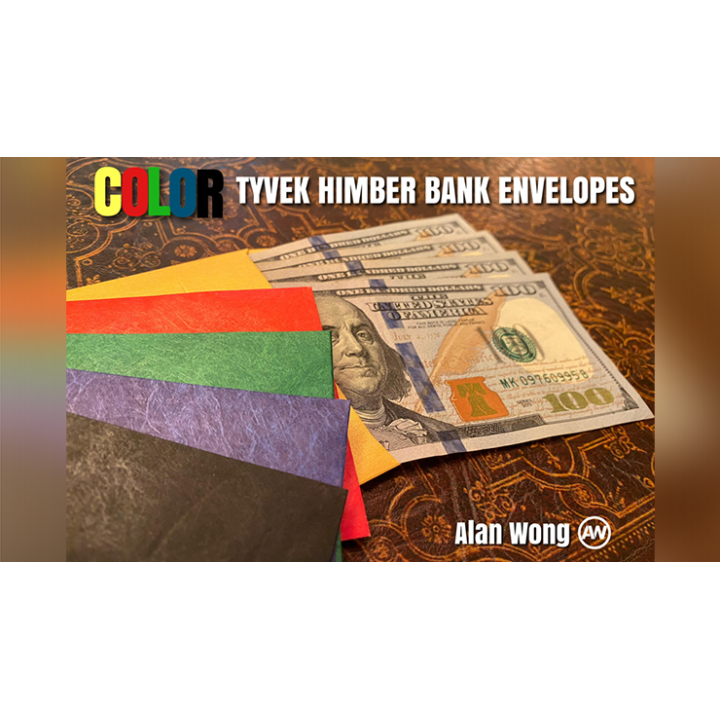 Tyvek Himber Bank Envelope COLOR SET by Alan Wong