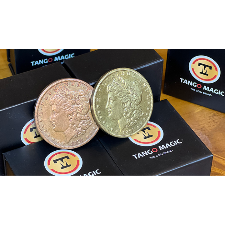 Replica Golden Morgan Scotch and Soda Magnetic (Gimmicks and Online Instructions GOLD 4) by Tango Magic