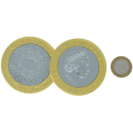 JUMBO £2 (pound sterling) coin