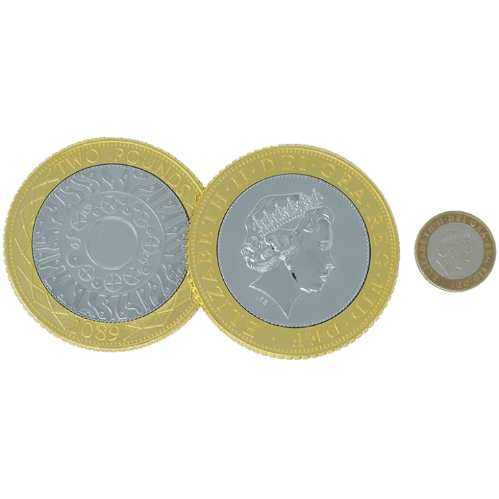 JUMBO £2 (pound sterling) coin