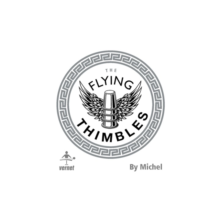 The Flying Thimbles (Gimmick and Online Instructions) by Vernet Magic