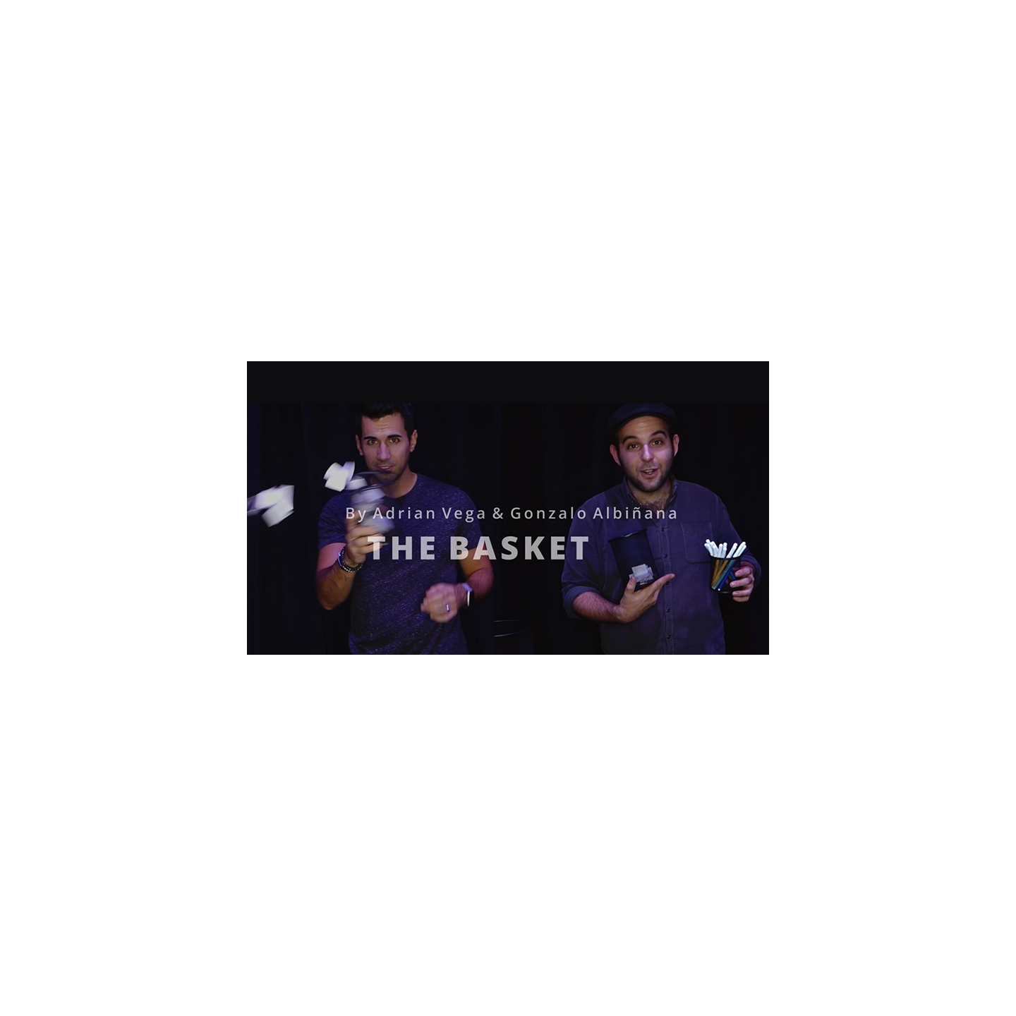 THE BASKET STAGE (Gimmicks and Online Instructions) by Gonzalo Albiñana & Adrian Vega