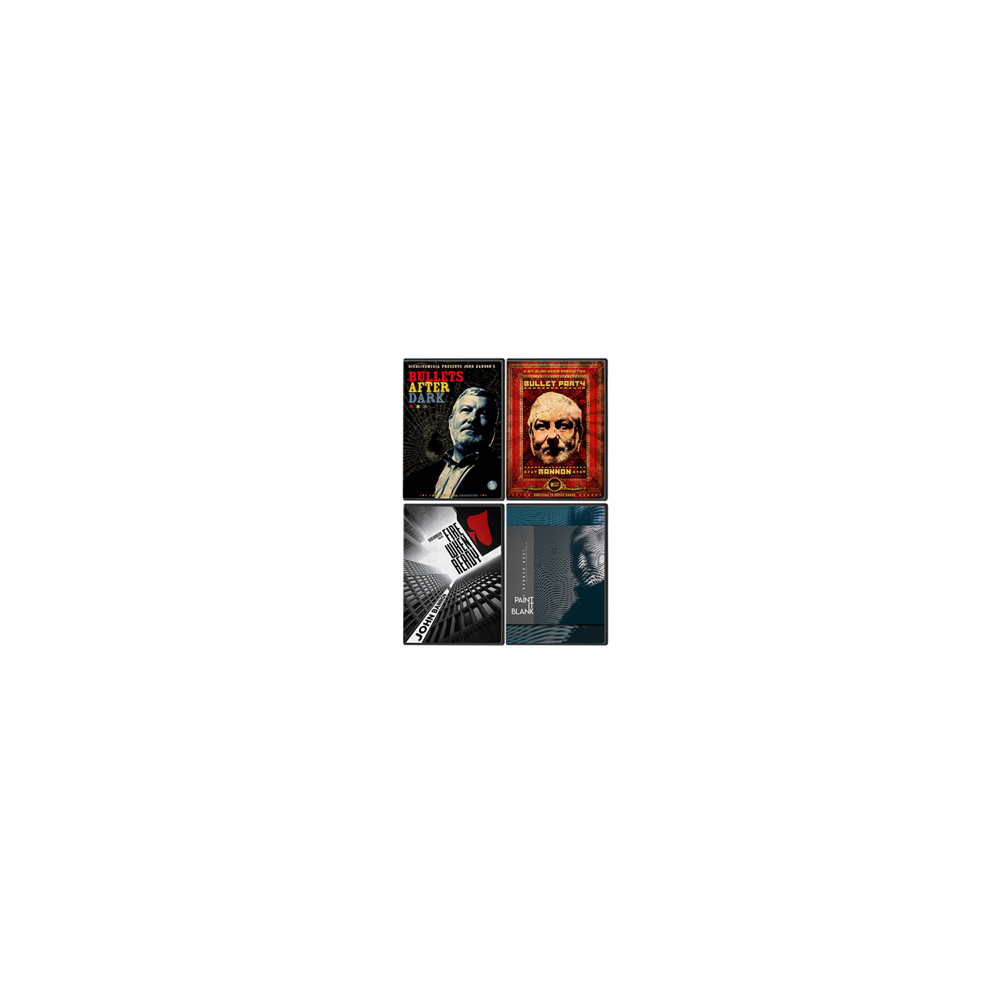 BIGBLINDMEDIA Presents John Bannon's Bullet Trilogy (Includes Bullet After Dark, Bullet Party, Fire When Ready and Paint it Blan