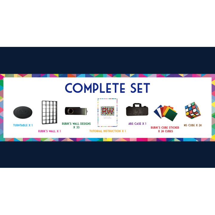RUBIKS WALL Complete Set by Bond Lee