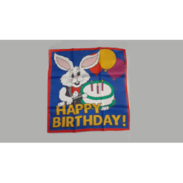 Happy Birthday Silk (18 in) by Ginn and Goshman