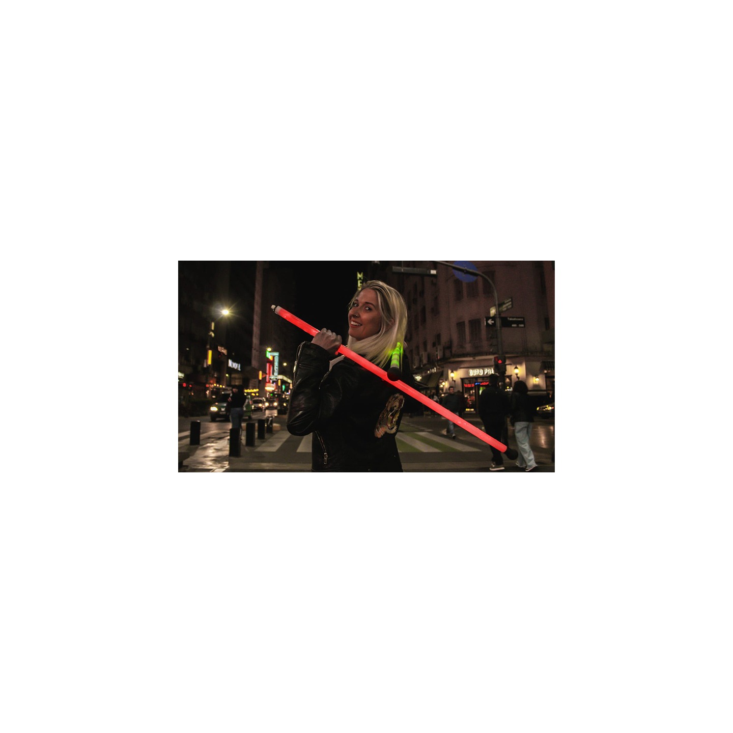 Luminous Dancing Cane RED by Magica Rocio