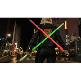 Luminous Dancing Cane GREEN by Magica Rocio