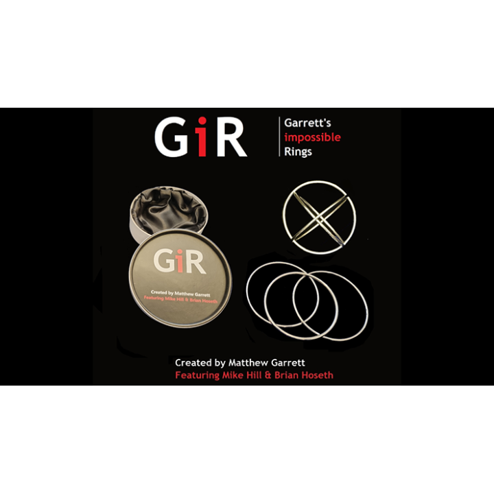 GIR Ring Set (Gimmick and Online Instructions) by Matthew Garrett